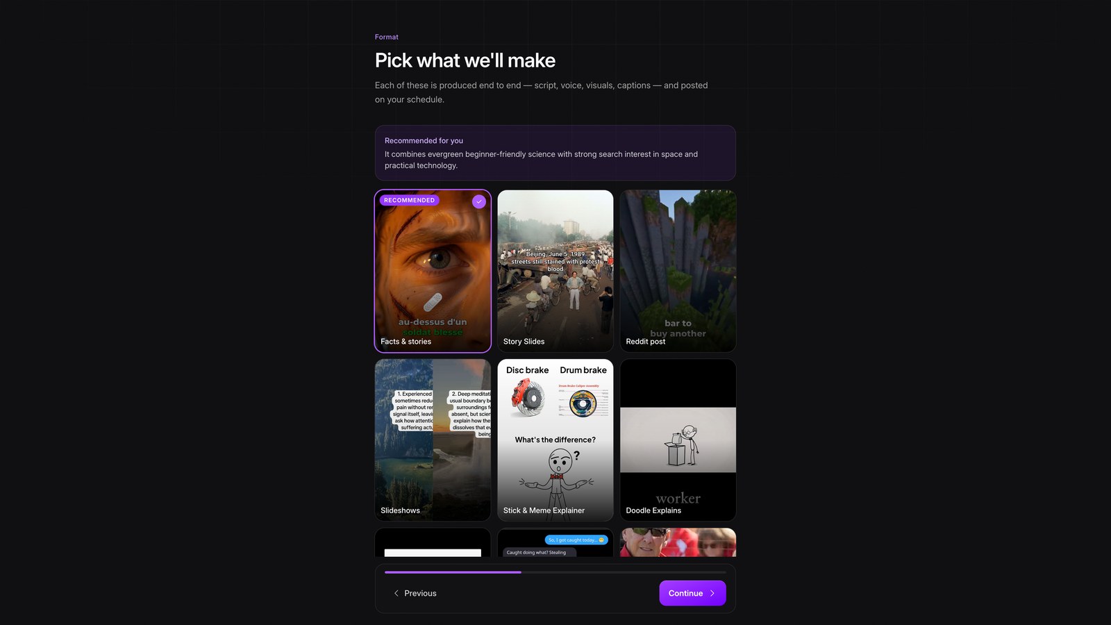 Pick idea