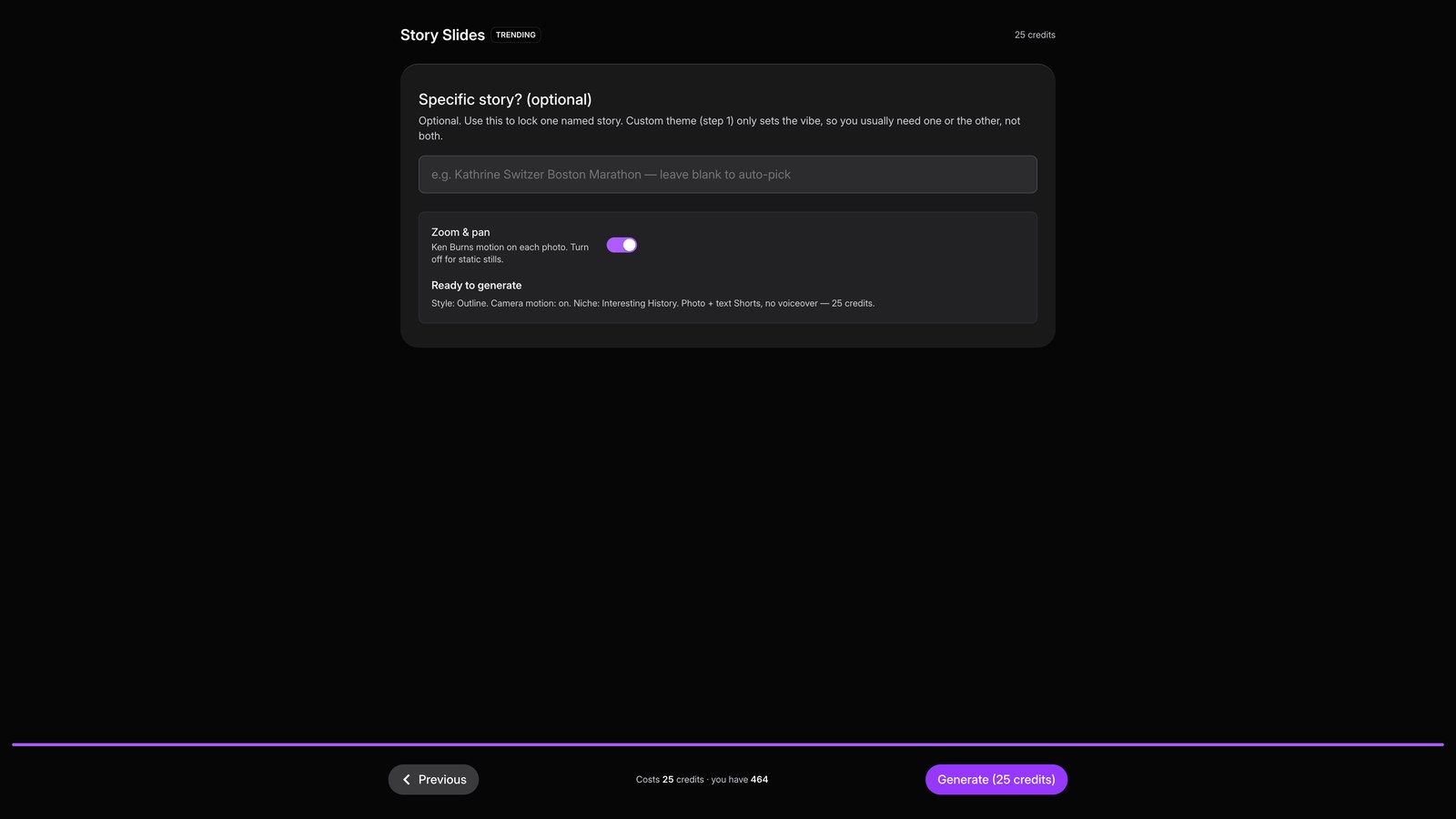 Review settings
