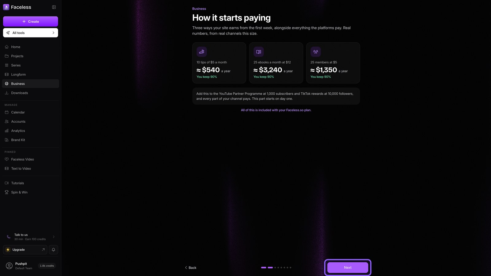 How it pays